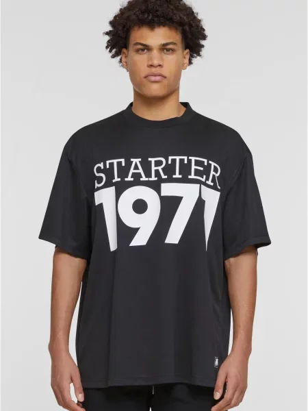 Tricou Starter Black Label din jerseu negru