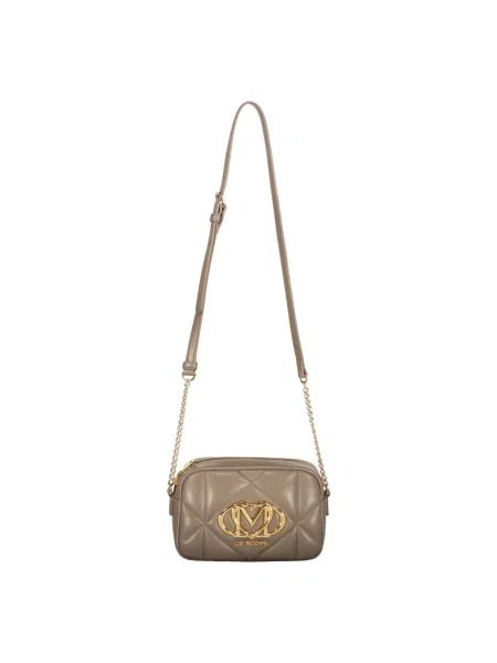 Torebka Love Moschino z logo brązowa