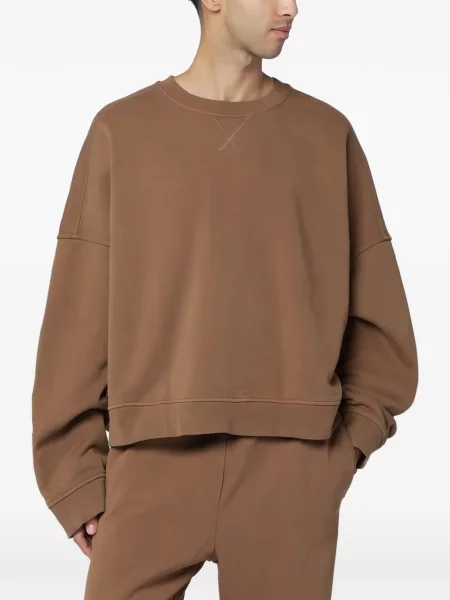 Mikina bez kapuce Entire Studios hnědá