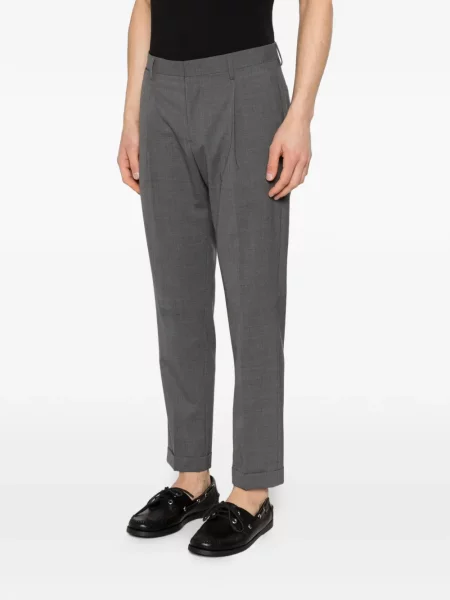 Pantaloni Briglia 1949 plisate gri