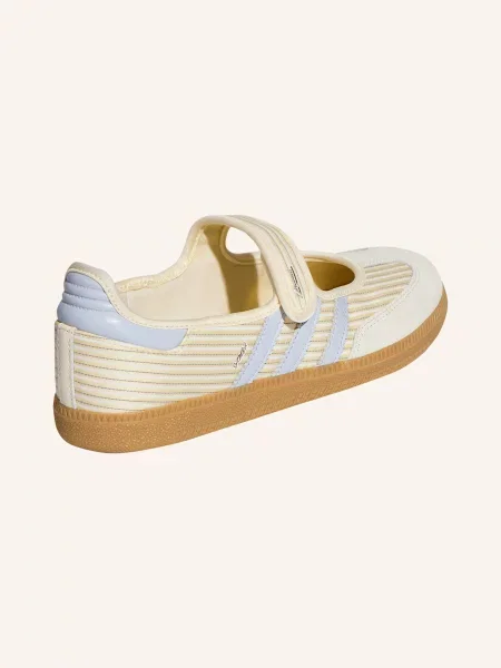Adidas Originals Mary Jane Baleríny Samba Jane krémová / šedá bílá