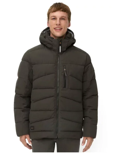 Зимова куртка Camel Active Quilted blouson темно-коричневий синтетичний коричнева