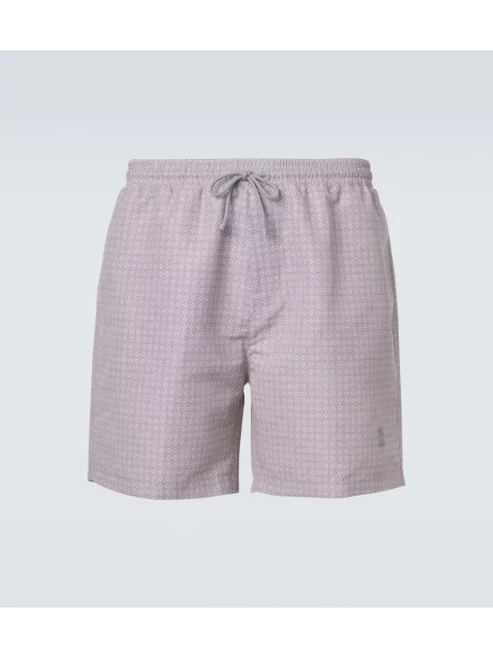 Slip de baie Brunello Cucinelli cu autograf gri