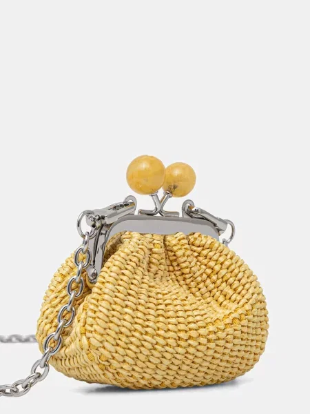 Weekend Max Mara geantă pentru femei AZORRO galben