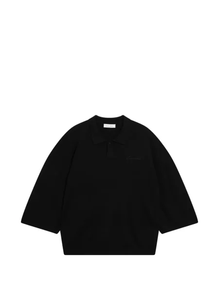 Tricou polo Fear Of God Essentials negru