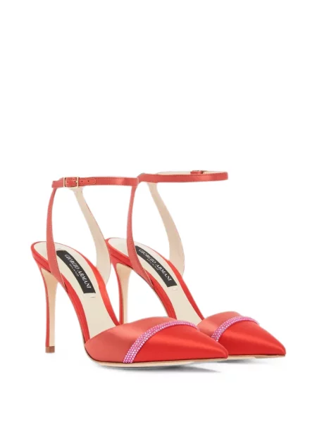 Pantofi cu toc Giorgio Armani roșu