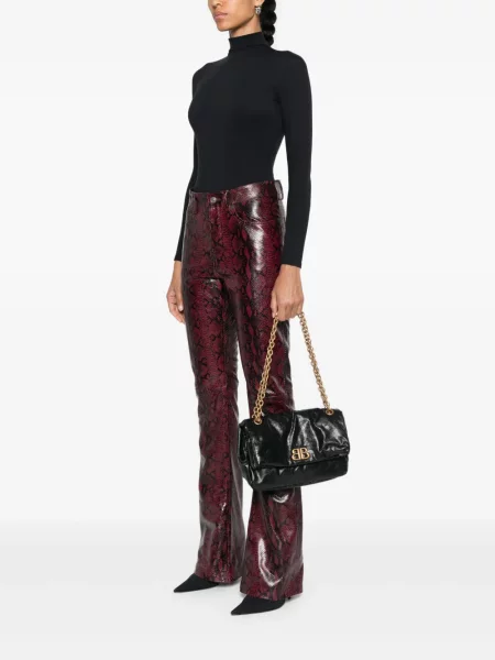 Colier Balenciaga cu bretele negru