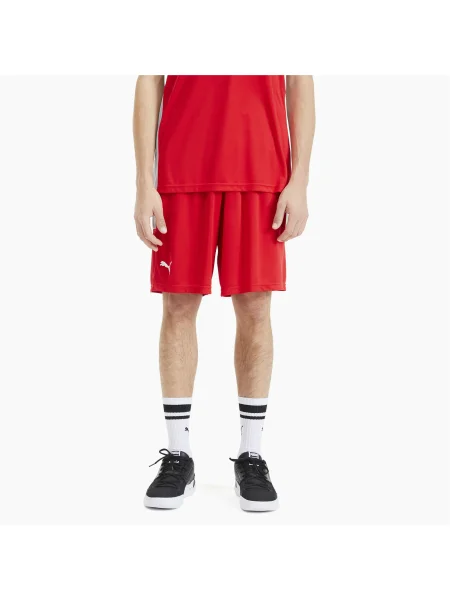 PUMA Pantaloni sport roșu alb