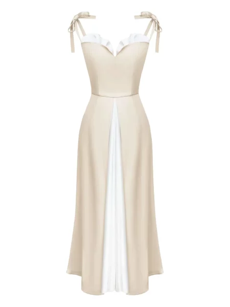 Rochie midi Post Meridiem până la genunchi cu crăpătură de costum