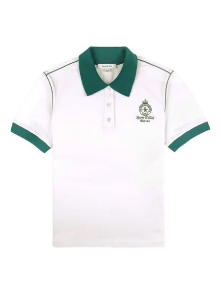 Polo Sporty & Rich alb