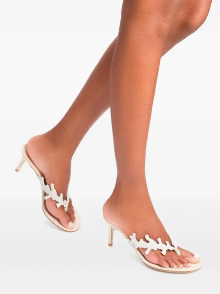 Sandale Gianvito Rossi din piele alb