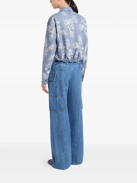 Яке Ports 1961 на цветя синьо
