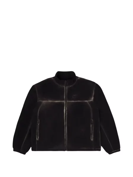 Geacă Travis Scott din fleece negru