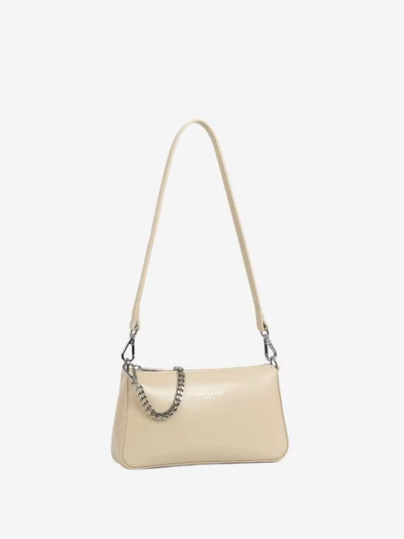 LANCASTER Paris Geantă de umăr Lancaster Sac trotteur Zippée Suave Even Beige' bej