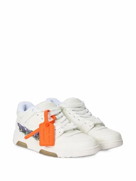 Sneakerși Off-white business de drumeție alb