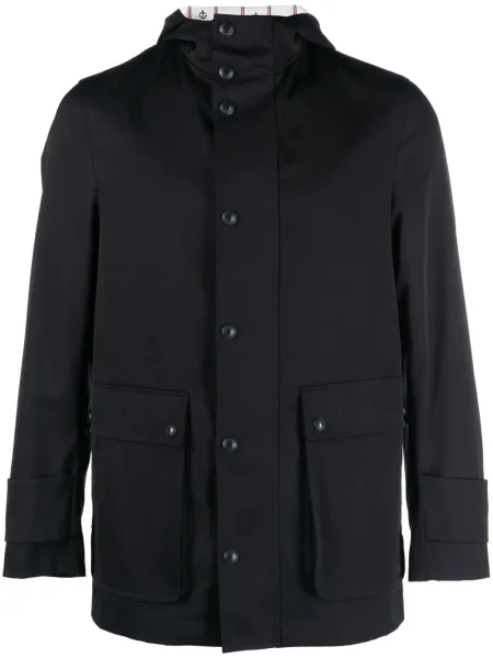 Geacă parka Thom Browne cu glugă albastru