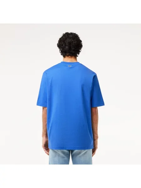 Футболка Lacoste голубая