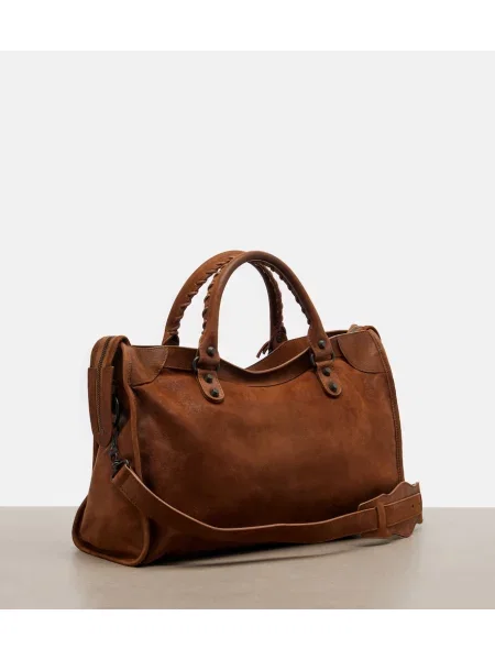 Geantă Balenciaga din piele maro