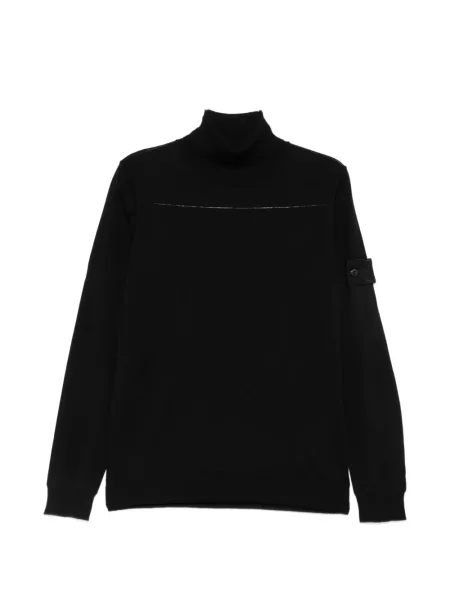 Pulover Stone Island cu strasuri negru