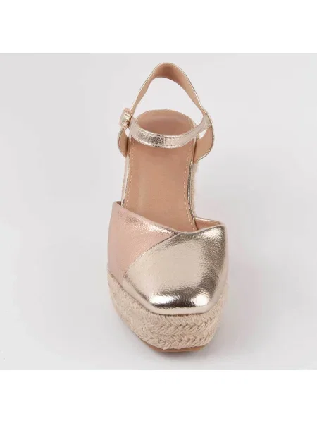 Pantofi Montevita auriu