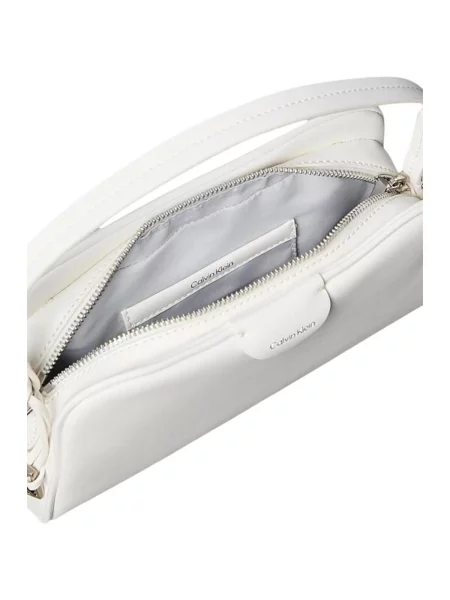 Calvin Klein geantă crossbody pentru femei alb