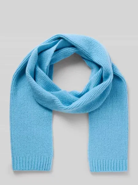 Szal z imitacji dzianiny model ‘Iaivo’ Ichi błękitna