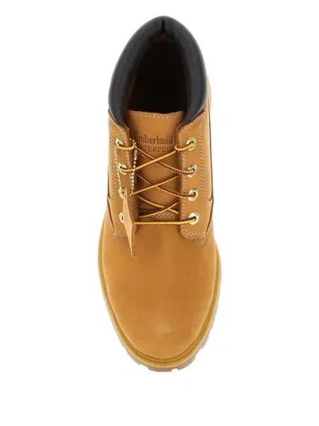 Botine Timberland cu șireturi din piele de căprioară maro
