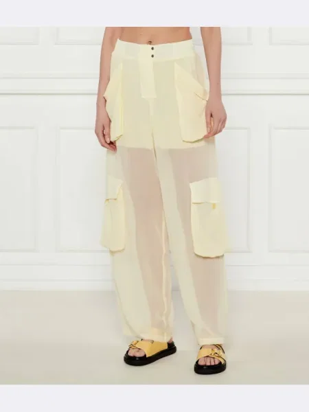 Pinko Pantaloni SOTTOCASA | Relaxed fit galben