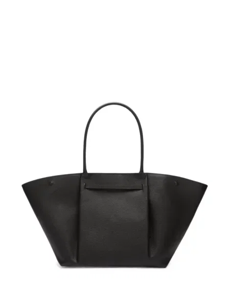 Geantă shopper Demellier din piele negru