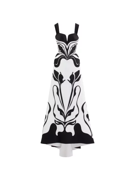 Rochie maxi Saiid Kobeisy alb