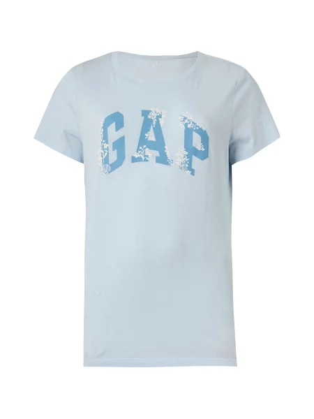 GAP Tricou CLSC azuriu / albastru deschis alb