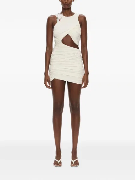Rochie mini Christopher Esber alb