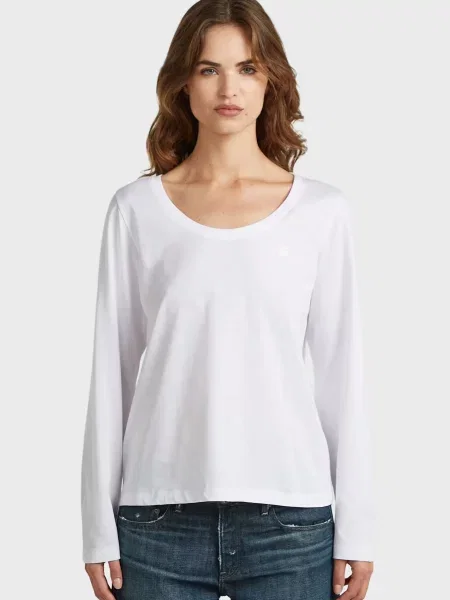 Лонгслів G-star Raw білий