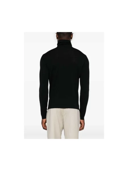 Sweter z golfem Goes Botanical czarny