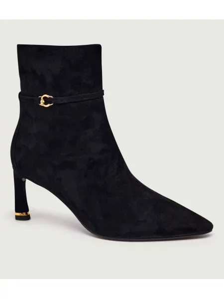 Coccinelle Botine cu subțire Coccinelle C-Look | piele întoarsă negru
