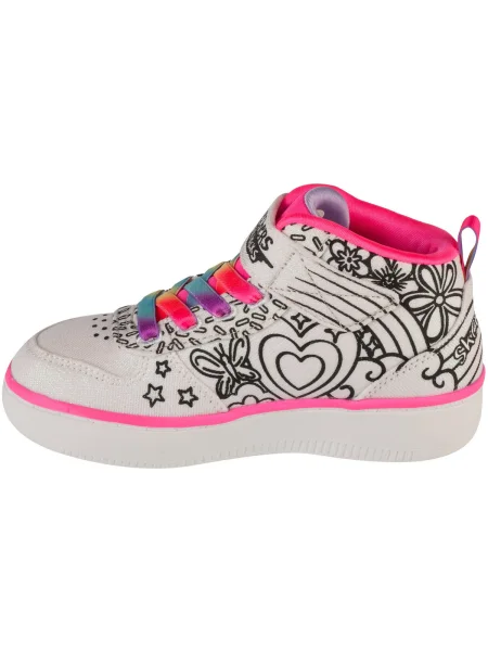 Sneakerși copii Skechers alb