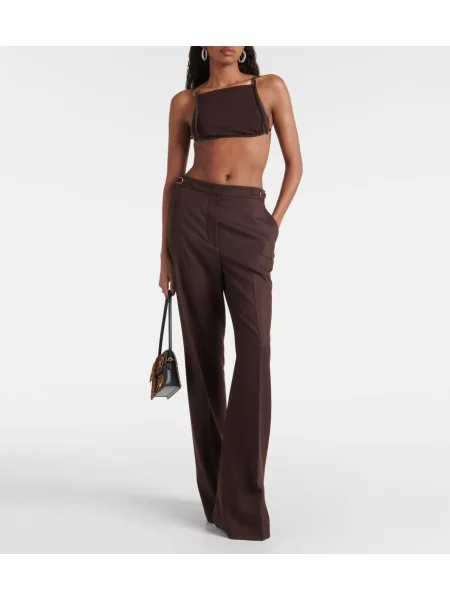 Cropp top Christopher Esber din piele maro
