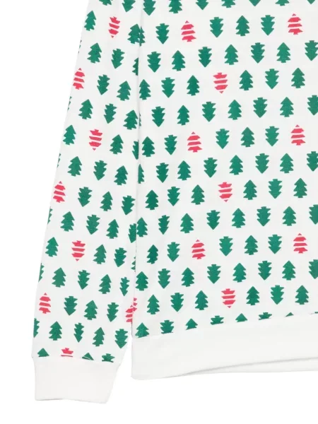 Pijamale Petit Bateau cu imagine alb