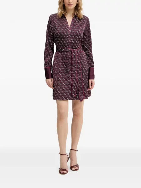 Rochie mini Guess cu imagine violet