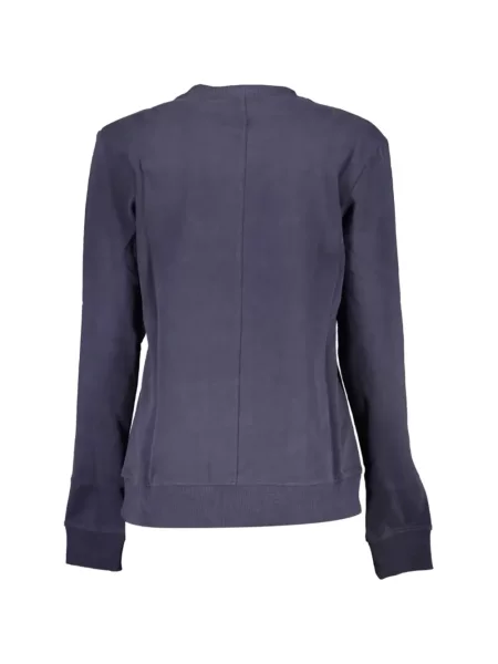 Hanorac crewneck North Sails cu decolteu rotund cu autograf albastru