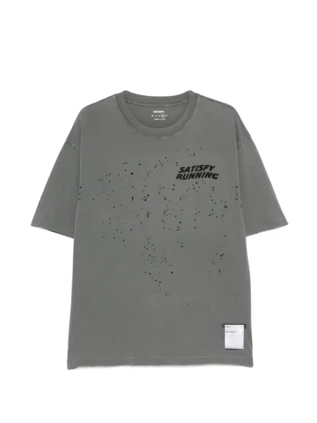 Тениска Satisfy с кръгло деколте сиво