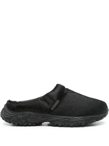 Kožne klompe Clarks Originals crna