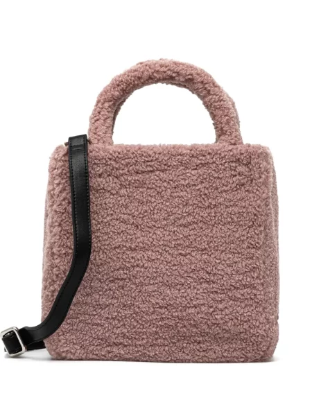 Geantă shopper Samsøe Samsøe roz