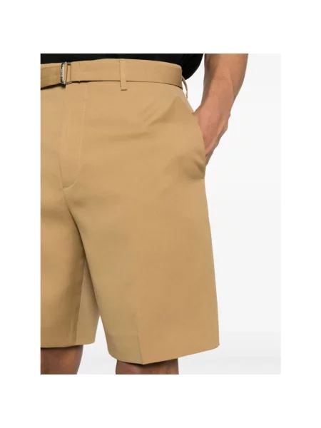 Szorty Lanvin wełniane brązowe