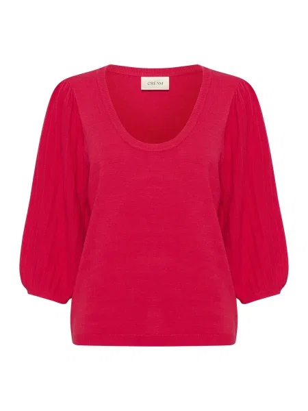 Cream Pulover CRVillea rodie roșu