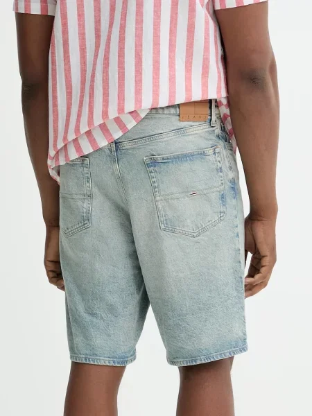 Džínové šortky Tommy Jeans modrá