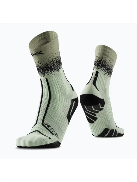 Шкарпетки X-Socks Terraskin Perform Crew digital lime/x black чорні
