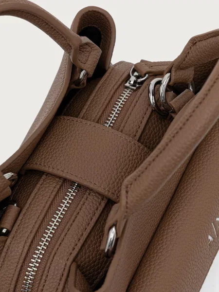 Кожаная сумка через плечо Armani Exchange
