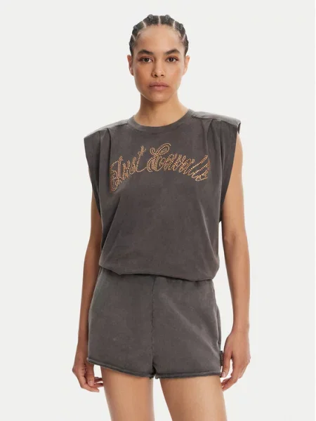 T-Shirt Just Cavalli γκρι
