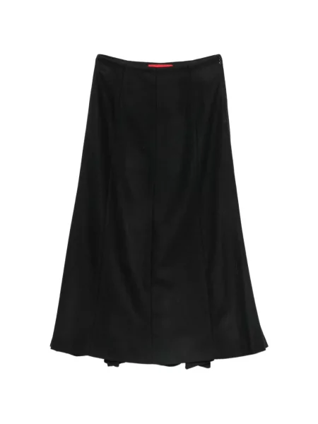 Fustă midi Thelatest evazată negru
